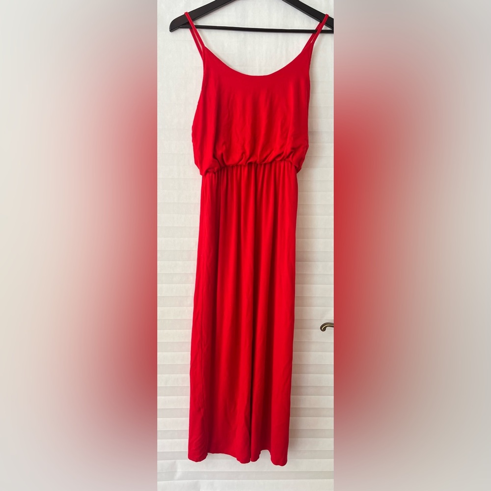Olivia Rae Elegant Red Maxi Dress size S